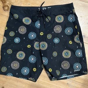 RVCA Men’s Multicolored Board Shorts